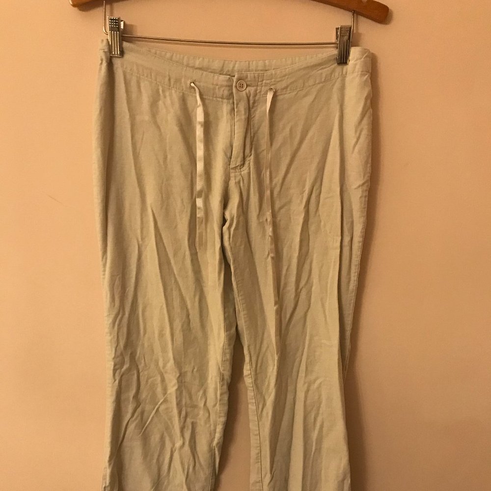 GUESS Low Rise Cotton Pants Light Fabric